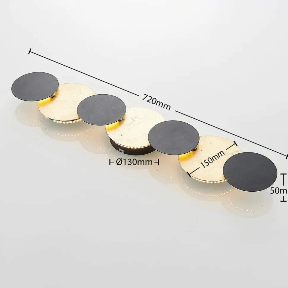 Lindby LED-væglampe Grazyna, 72 cm, 7 lyskilder, justerbar