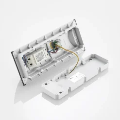 Lindby LED-væglampe Mathea, 30 cm, antracit, aluminium, IP65