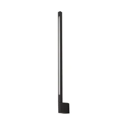 Lindby LED-væglampe Neano, 80 cm, sort, metal, IP54