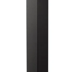 Lindby LED-væglampe Neano, 80 cm, sort, metal, IP54