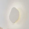 Lindby LED-væglampe Nielson, beige, gips, 30 cm høj