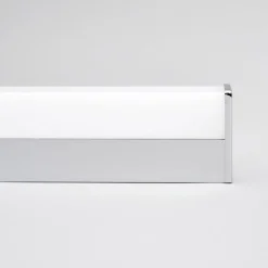 Lindby LED-væglampe Philippa, kantet, 59 cm, krom, IP44