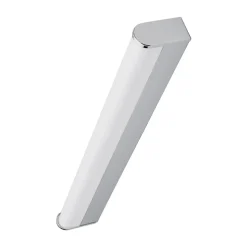 Lindby LED-væglampe Philippa, afrundet, 58 cm, krom, IP44