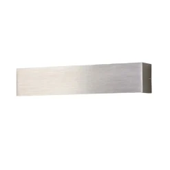 Lindby LED-væglampe Ranik, 40 cm, aluminiumsfarvet, metal