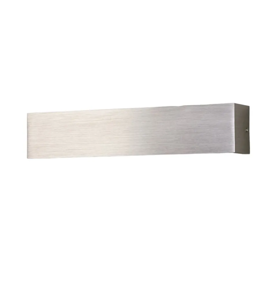 Lindby LED-væglampe Ranik, 40 cm, aluminiumsfarvet, metal