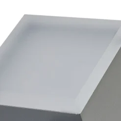 Lindby LED-væglampe Sally, 22 cm, grå, IP54, sensor