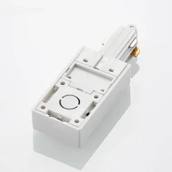 Lindby Linaro end feed, hvid, 1-faset system