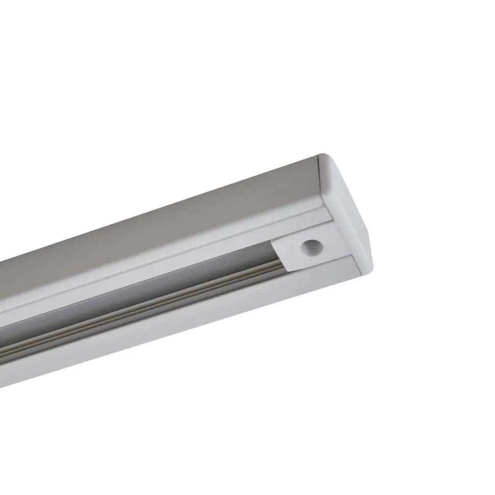 Lindby Linaro strømskinne, 50 cm, hvid, 1-fase skinne