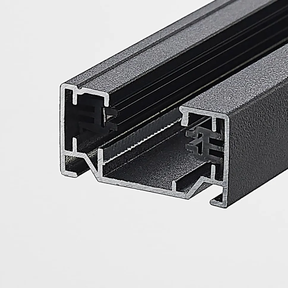 Lindby Linaro strømskinne, 1 m, sort, 1-fase skinne