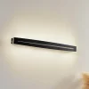 Lindby loftlampe Benario, sort, aluminium, 80 cm