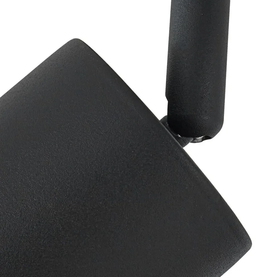 Lindby loftlampe Joffrey, 78 cm, sort, 5 lyskilder, GU10