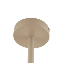 Lindby loftlampe Marilou, beige, 4 lyskilder, Ø 70 cm