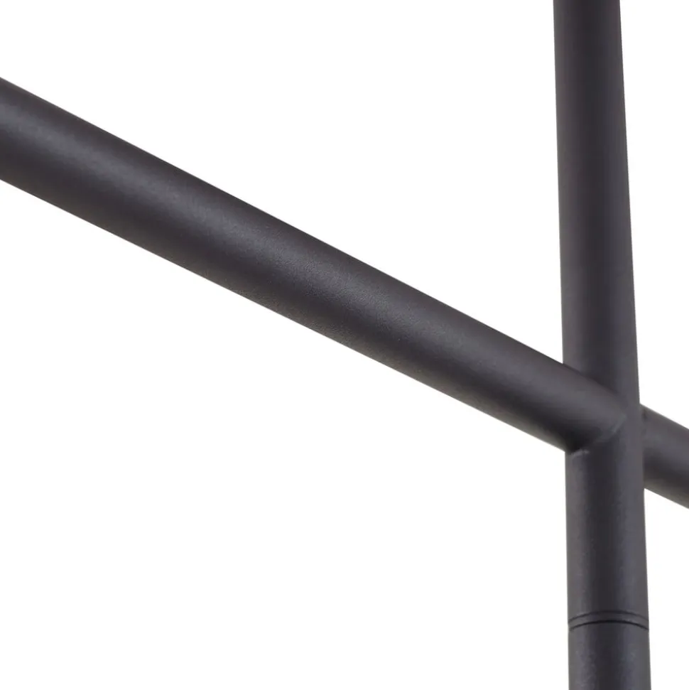 Lindby loftlampe Marilou, sandsort, 4 lyskilder, Ø 70 cm