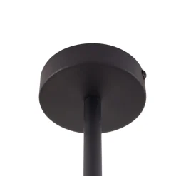 Lindby loftlampe Marilou, sandsort, 4 lyskilder, Ø 70 cm