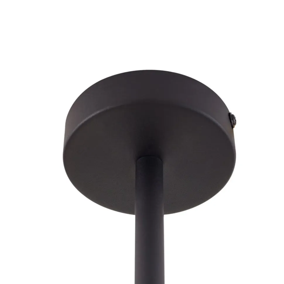Lindby loftlampe Marilou, sandsort, 4 lyskilder, Ø 70 cm