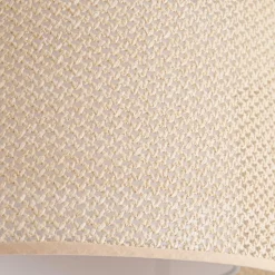 Lindby loftlampe Soula, Ø 40 cm, beige, plast, E27