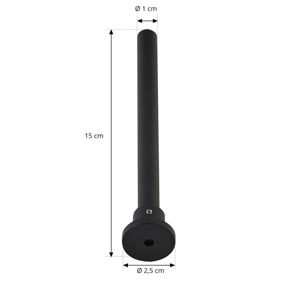 Lindby loftophæng Linaro, sort, 1-faset system