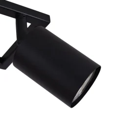 Lindby loftspot Bravius, sort, 6 lyskilder, jern