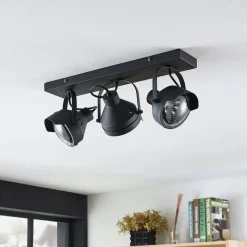 Lindby loftspot Henega, 52 cm, sort, 3 lyskilder