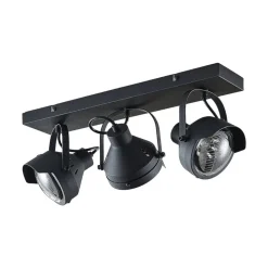 Lindby loftspot Henega, 52 cm, sort, 3 lyskilder
