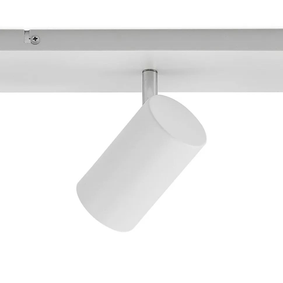 Lindby loftspot Joffrey, 116 cm, hvid, 6 lyskilder, GU10