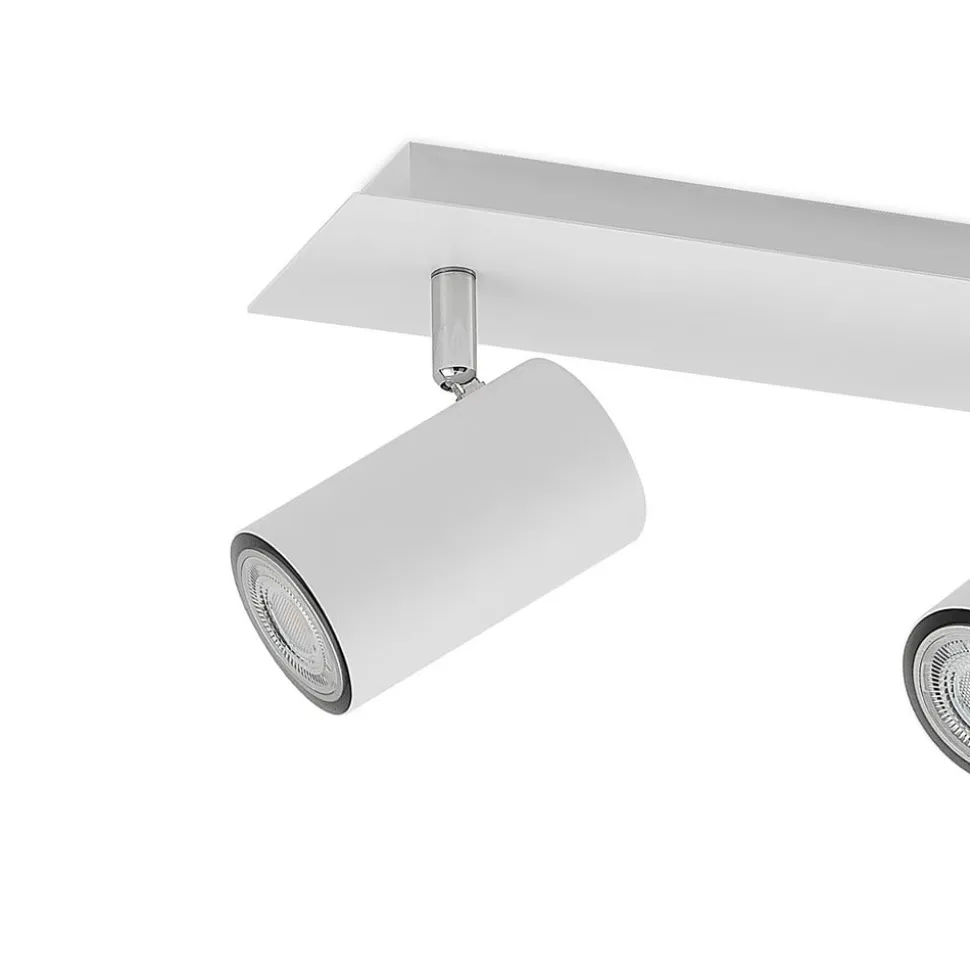 Lindby loftspot Joffrey, 70 cm, hvid, 4 lyskilder, GU10
