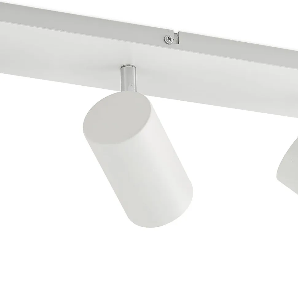 Lindby loftspot Joffrey, 70 cm, hvid, 4 lyskilder, GU10