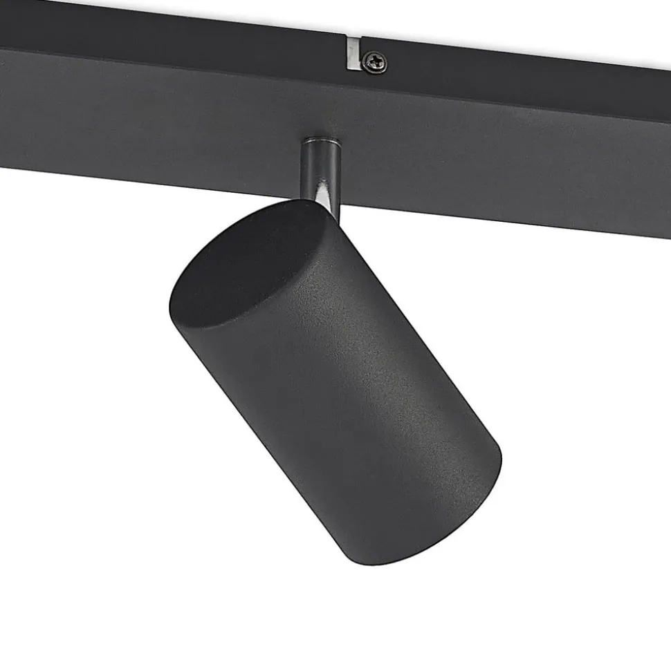 Lindby loftspot Joffrey, 80 cm, sort, 4 lyskilder, GU10