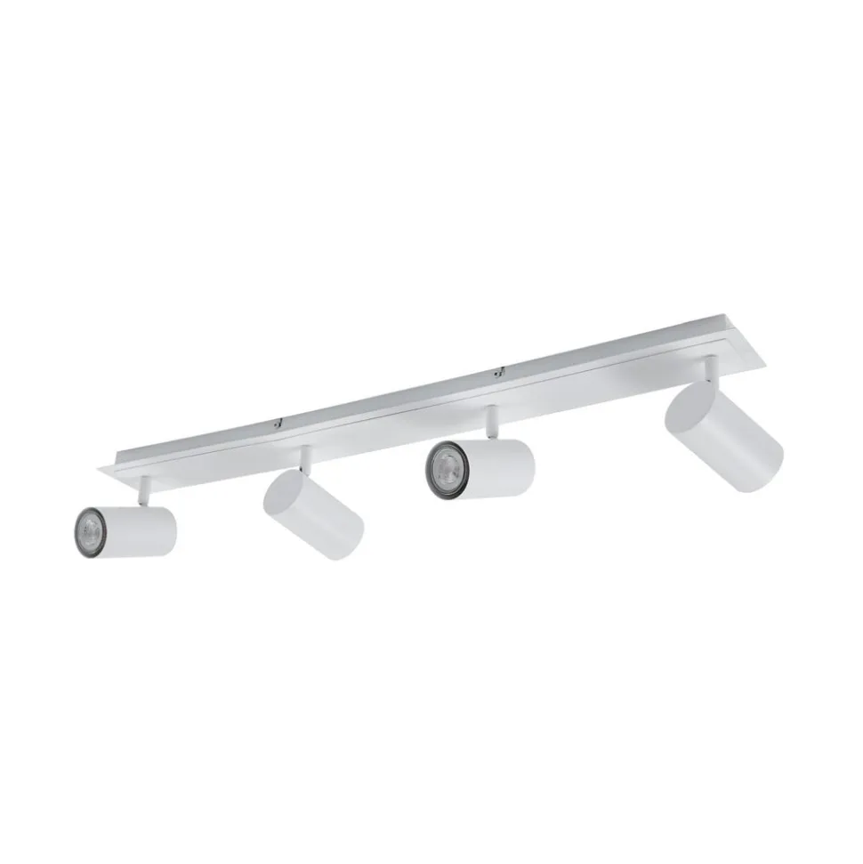Lindby loftspot Joffrey, 80 cm, hvid, 4 lyskilder, GU10