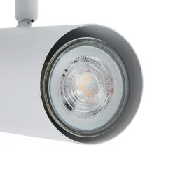Lindby loftspot Joffrey, 80 cm, hvid, 4 lyskilder, GU10