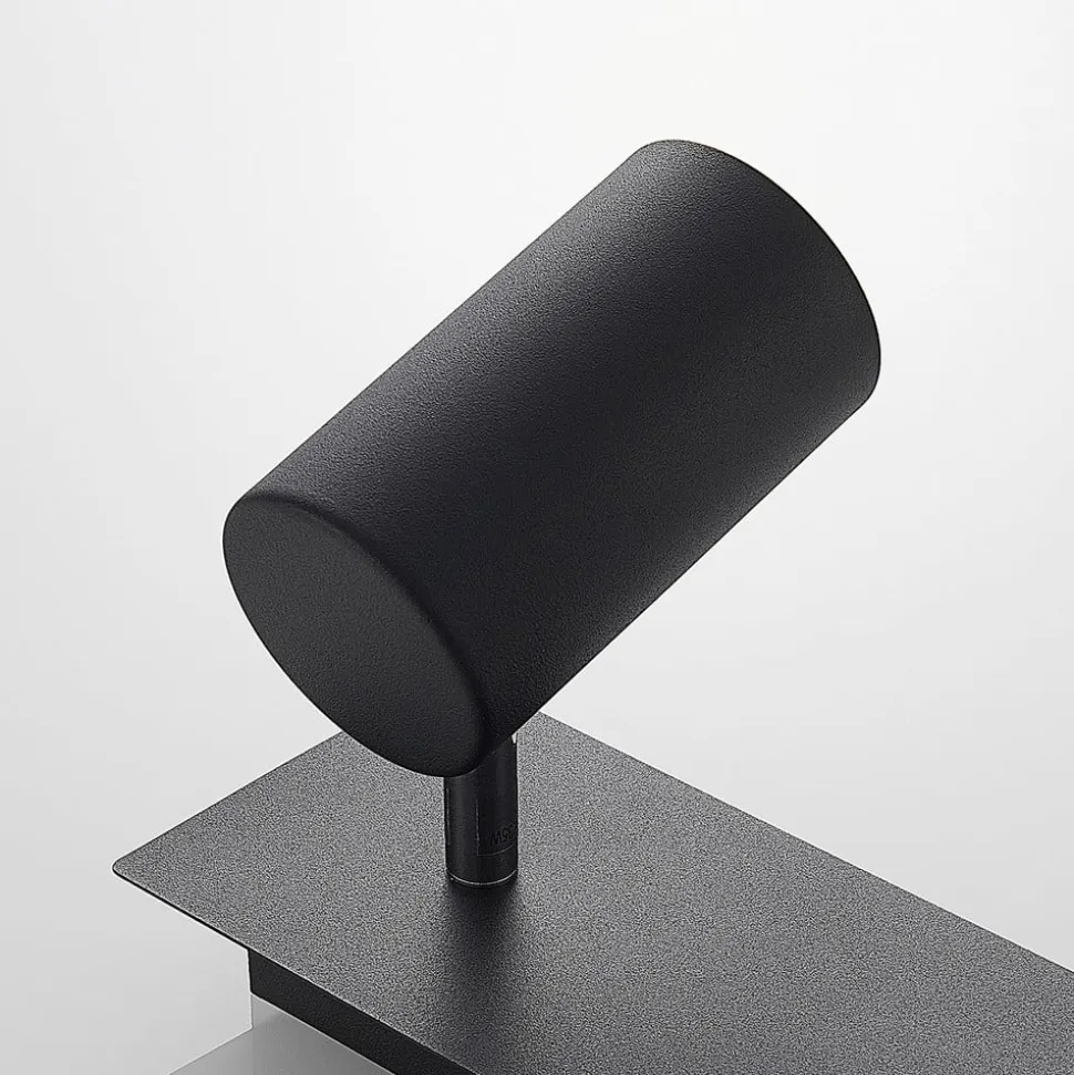 Lindby loftspot Joffrey, 31 cm, 2 lyskilder, sort, GU10