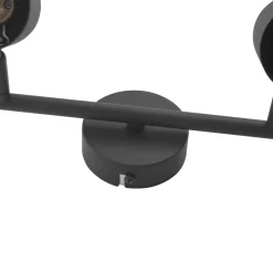 Lindby loftspot Jorell, sort, 31 cm, 2 lyskilder, GU10