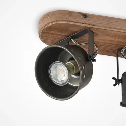 Lindby loftspot Rubinjo, 45 cm, 3 lyskilder, træ, GU10