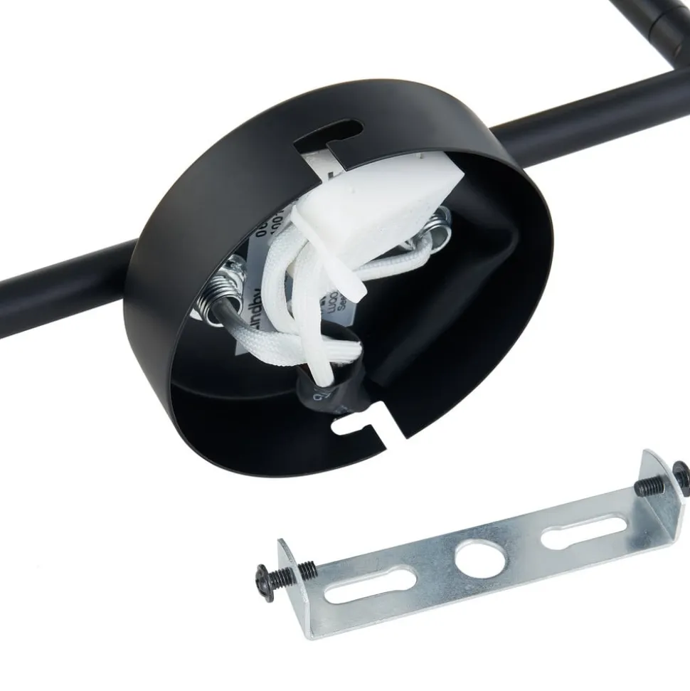 Lindby loftspot Youstin, 30 cm lang, bambus, 2-lys, E14