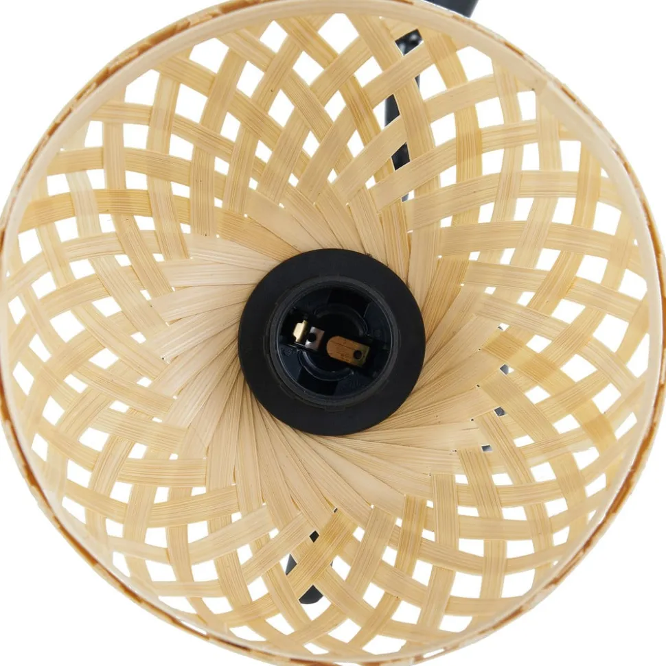 Lindby loftspot Youstin, 30 cm lang, bambus, 2-lys, E14
