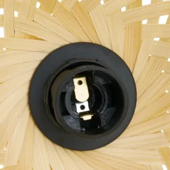 Lindby loftspot Youstin, 70,5 cm lang, bambus 4-lys, E14