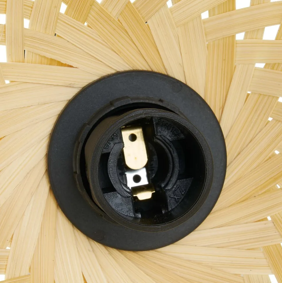 Lindby loftspot Youstin, 70,5 cm lang, bambus 4-lys, E14