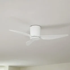 Lindby loftventilator Aulo, hvid, DC, støjsvag, Ø 123 cm