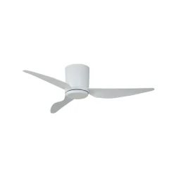 Lindby loftventilator Aulo, hvid, DC, støjsvag, Ø 123 cm