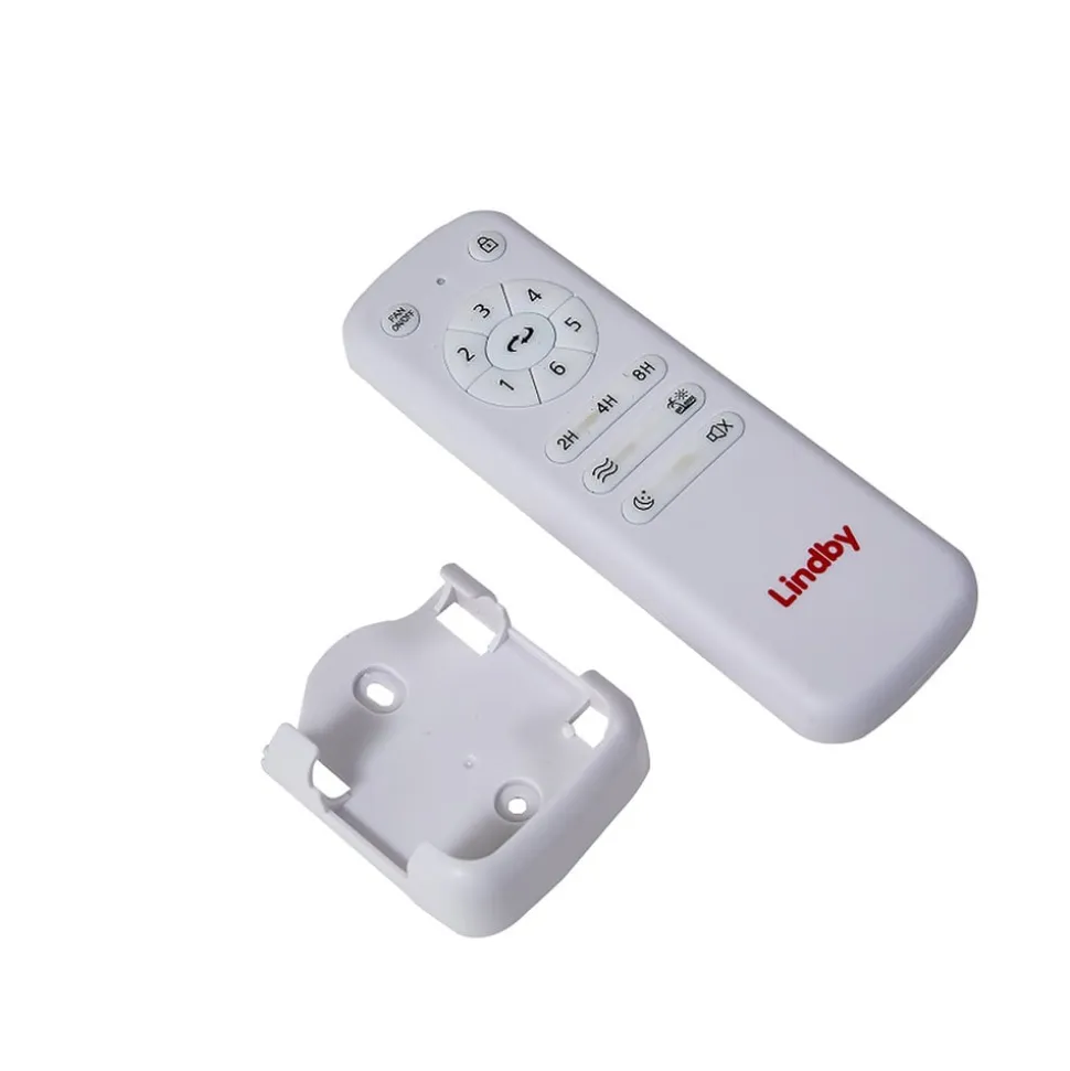 Lindby loftventilator Aulo, hvid, DC, støjsvag, Ø 123 cm