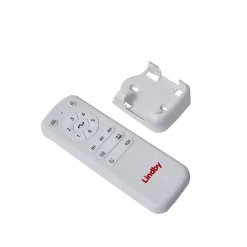Lindby loftventilator Aulo, sort, DC, støjsvag, Ø 123 cm