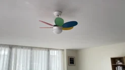 Lindby loftventilator med lys Litur, støjsvag, Ø 77 cm, E27