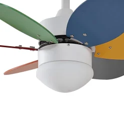 Lindby loftventilator med lys Litur, støjsvag, Ø 77 cm, E27