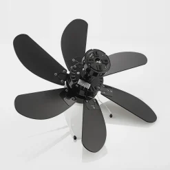 Lindby loftventilator Minja, sort, støjsvag, 78 cm, E14