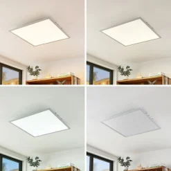 Lindby Luay LED-panel, 60 x 60 cm, hvid, 3000-6000K