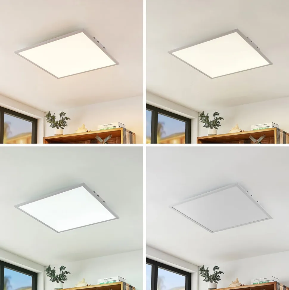 Lindby Luay LED-panel, 60 x 60 cm, hvid, 3000-6000K