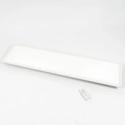 Lindby Luay LED-panel, 120 x 30 cm, hvid, 3000-6000K
