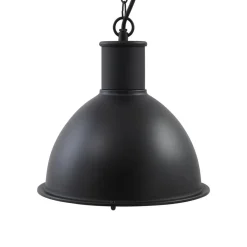 Lindby Luciane udendørs pendel, sort, aluminium, Ø 31,8 cm