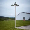 Lindby lygtepæl Damion, 200 cm, 3 lyskilder, E27, IP44