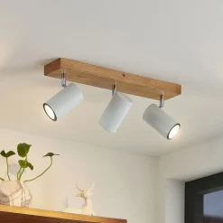 Lindby Maniva loftspot, 44 cm, 3 lyskilder, hvid, GU10